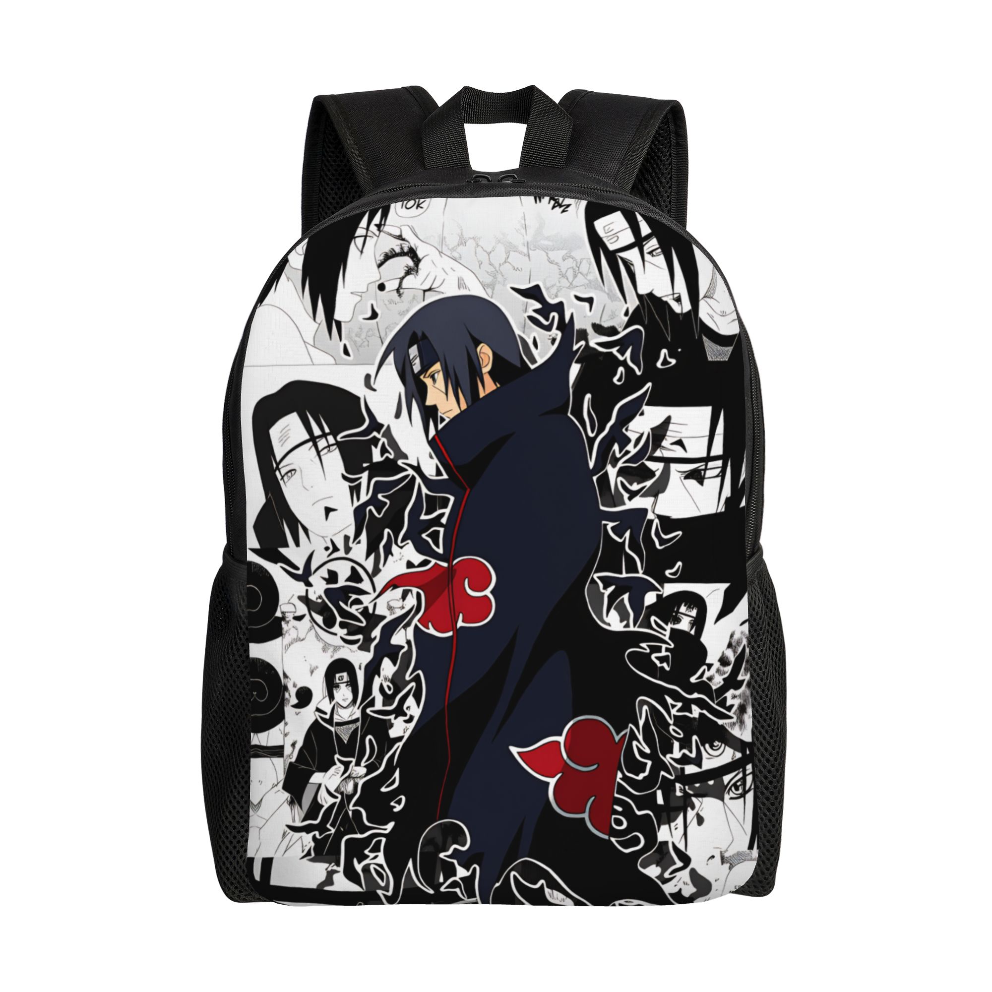 Laptop Accessories 3D Print - 3Dプリント N-NARUTO-ナルト- うちはサスケ バックパック 戦闘漫画映画 カレッジスクール
