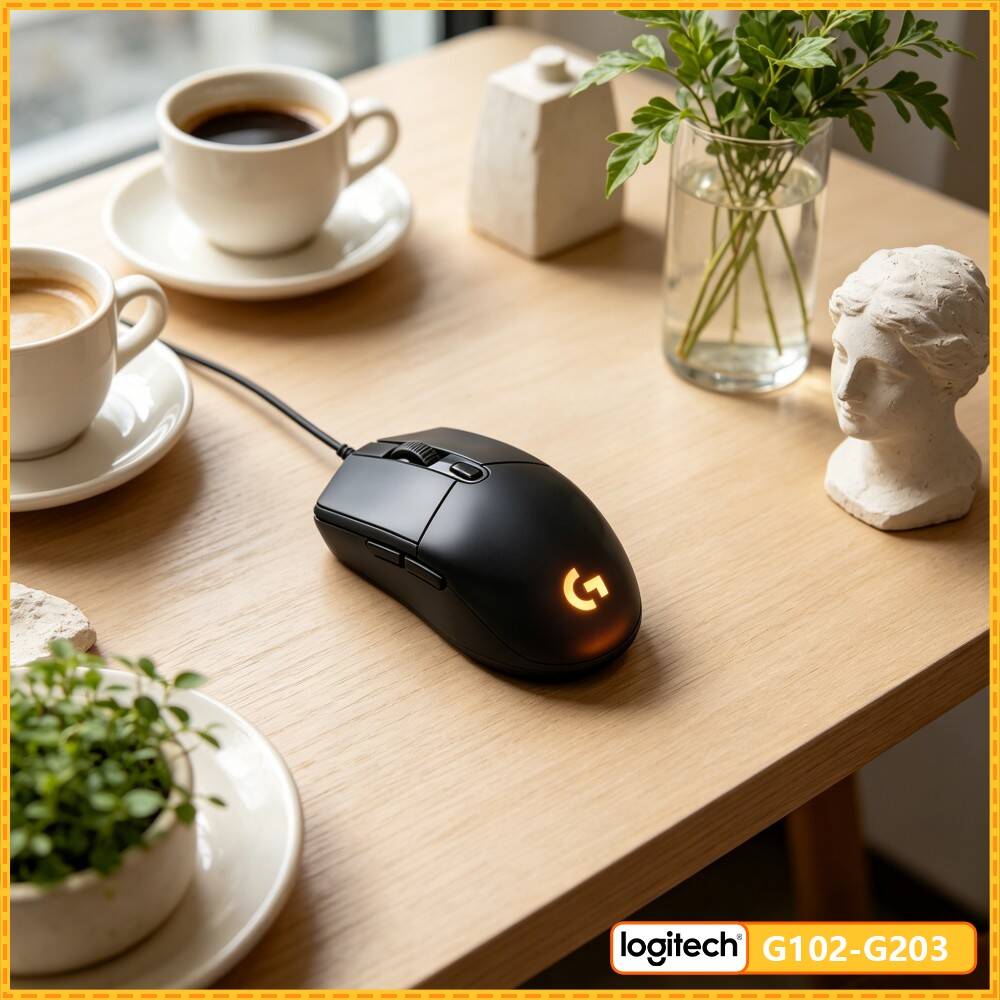 Logitech Mouse G203 - ロジクール G203 ゲーミングマウス 200-8000 DPI 調整可能