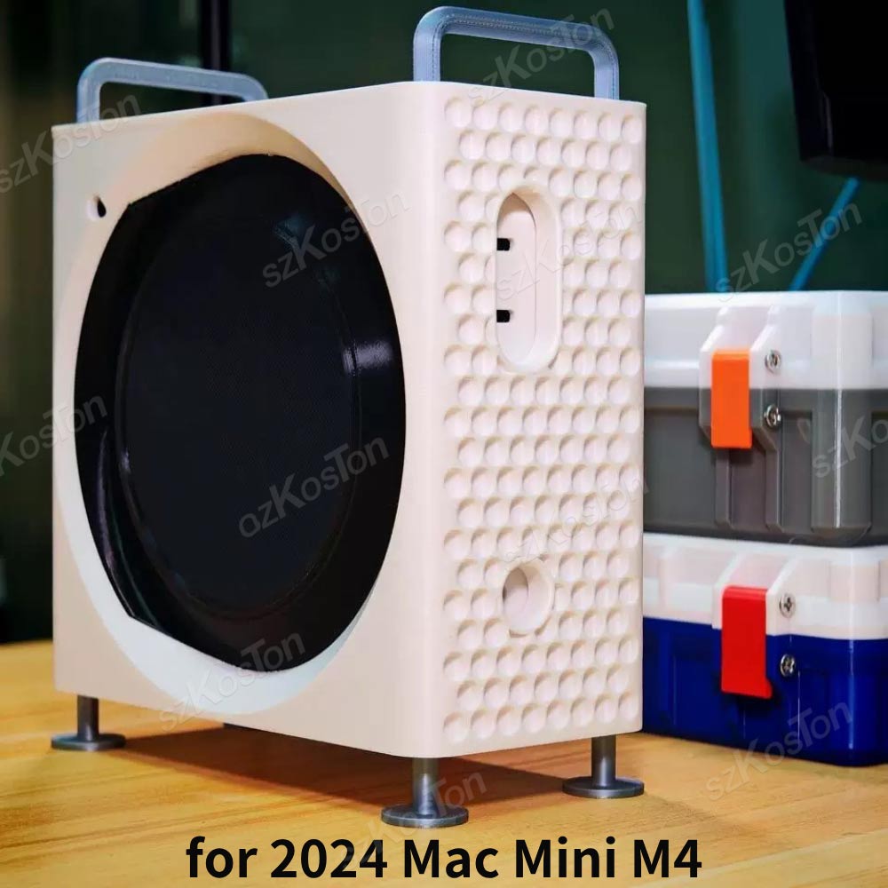 Laptop Accessories 3D Print - コンピューターケース,垂直スタンド,保護カバー,Mac mini m4 pro,3D印刷アクセサリ,2024