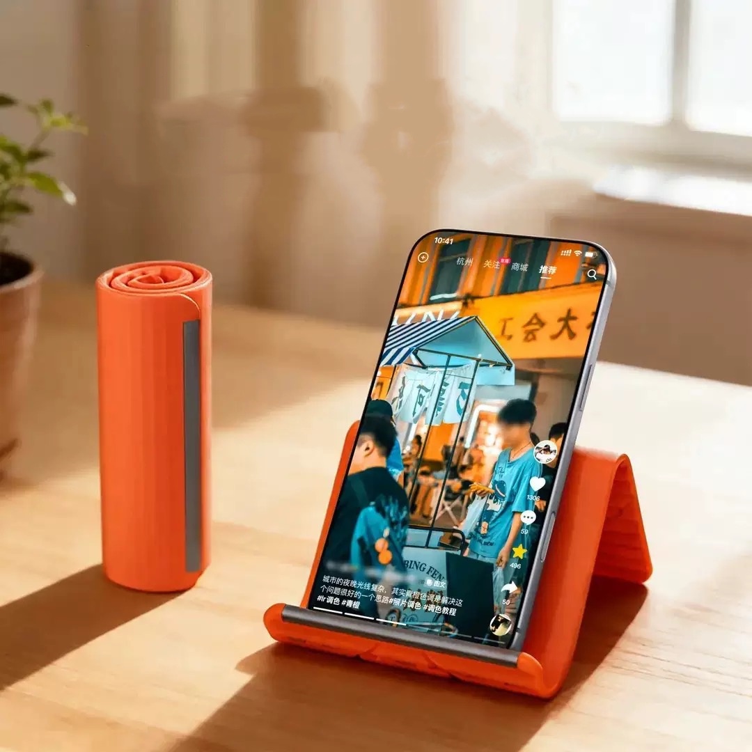 Laptop Accessories Computer - 怠惰な携帯電話スタンド シリコン製デスクトップタブレット/ノートパソコンホルダー クリエイティブで柔軟な折りたたみ式変形スタンド 旅行用アクセサリー