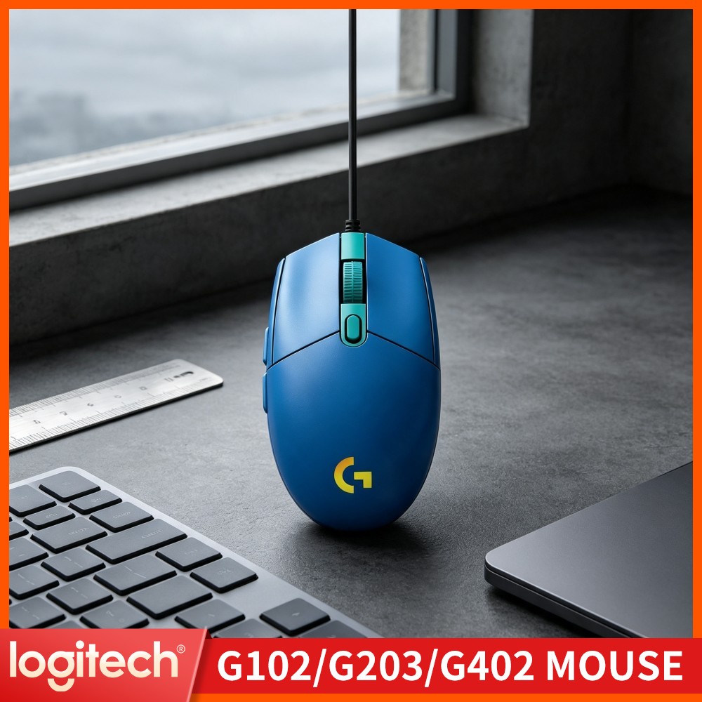 Logitech Mouse G203 - ロジクール G203 有線ゲーミングマウス 簡単接続 RGBライティング 6つのボタン