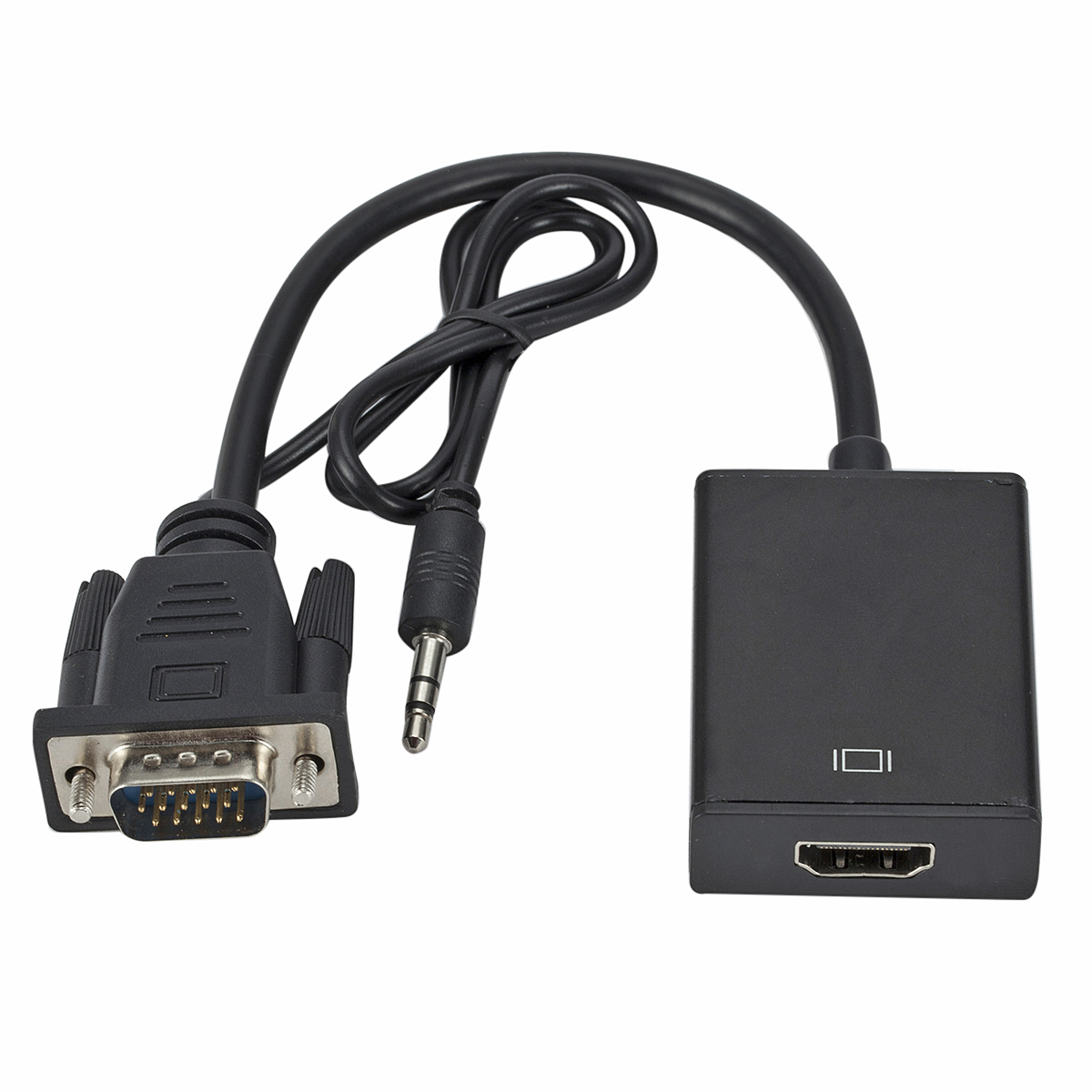 Hdmi Vga Adapter - 1080P HD VGA TO HD 3.5mm