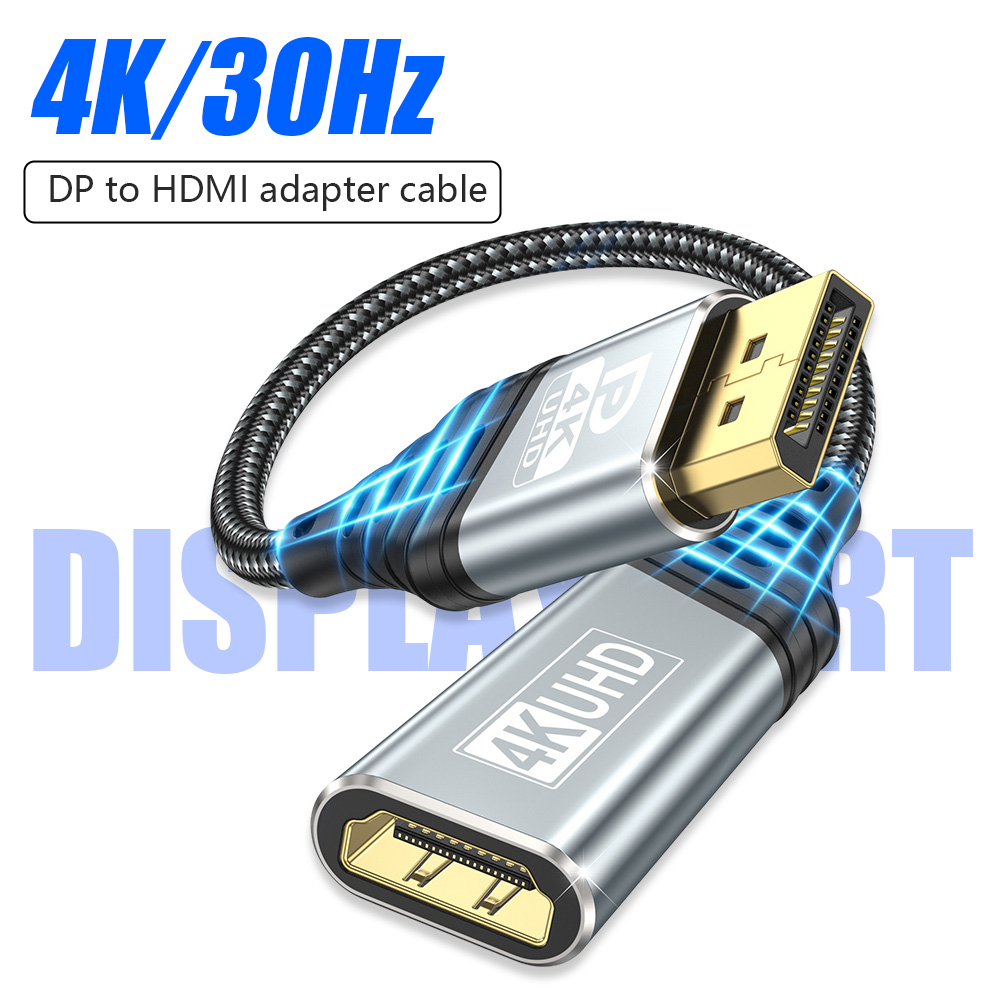 Laptop Accessories Display - 4K30Hz ディスプレイポートから HDTV アダプターへの DP to