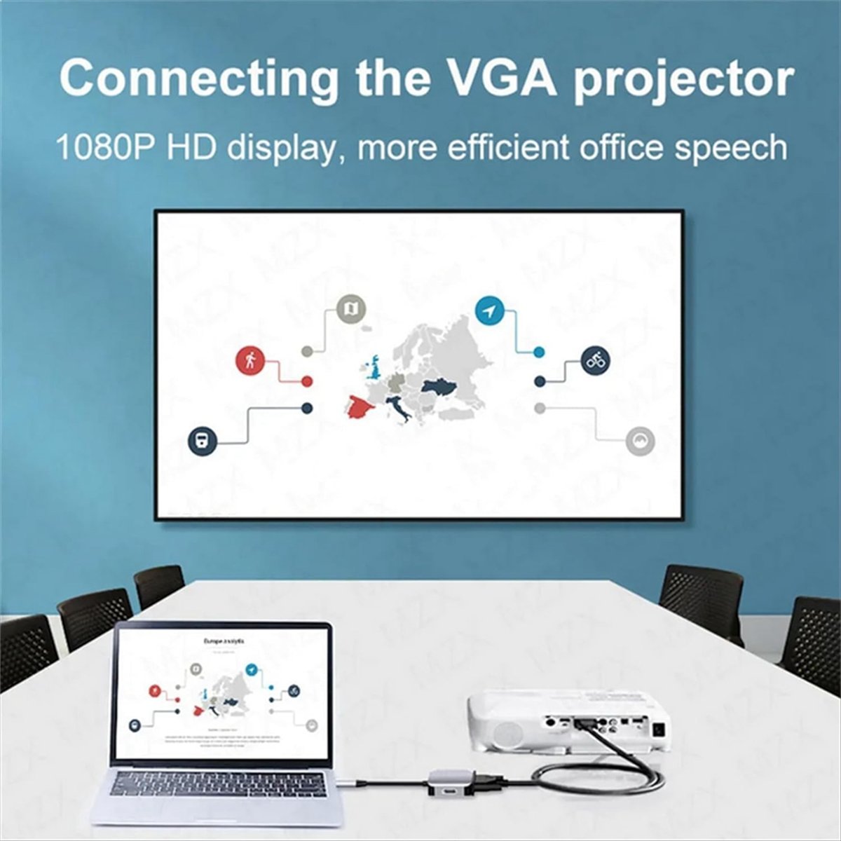 Hdmi Vga Adapter - *A14E USB C ドッキングステーション、ラップトップスマートフォン用の 2 in