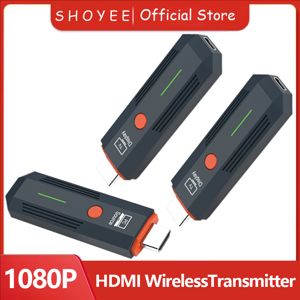 Laptop Accessories Computer - 1080P ワイヤレス HDMI ビデオ送信機および受信機エクステンダー、PC、カメラ、ラップトップ、プロジェクター、モニター用の TV スティック