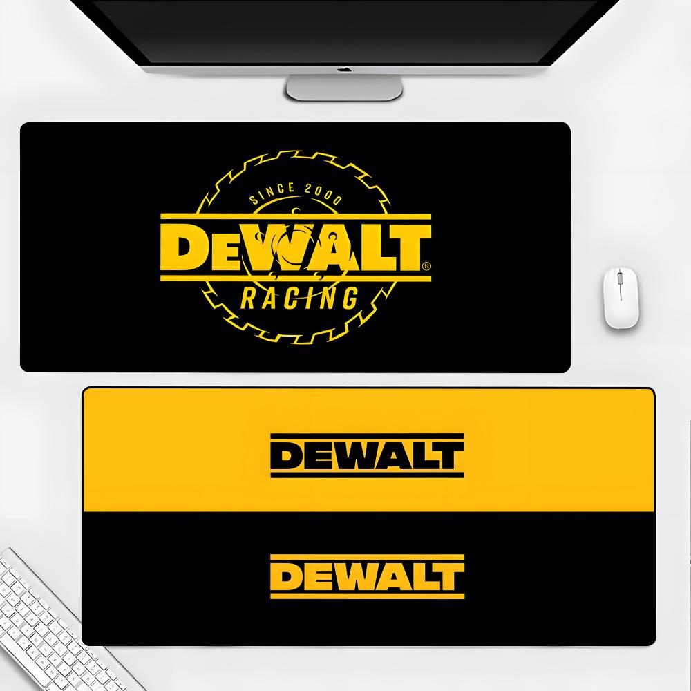 Laptop Accessories Logo - D-DeWalt クールロゴマウスパッドラバーマットラップトップ Xxl マウスパッドノートブックゲーマーコンピュータテーブルゲームアクセサリー