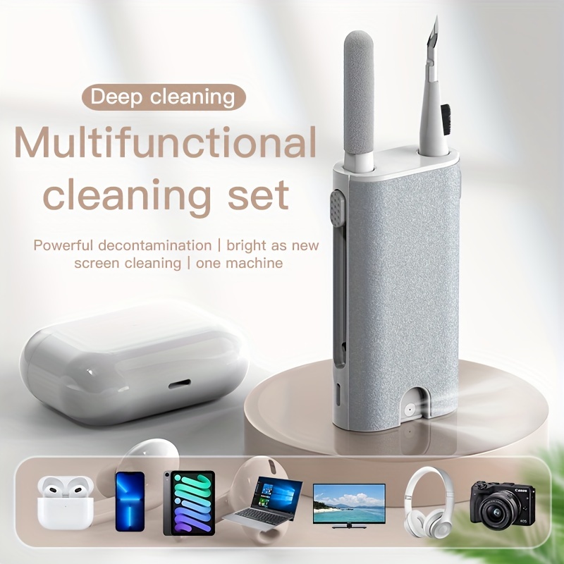 Screen Cleaning Kit - 携帯電話とラップトップ用の多機能クリーニングキット,ブラシ,ペン,ヘッドフォン,カメラのクリーニングツール