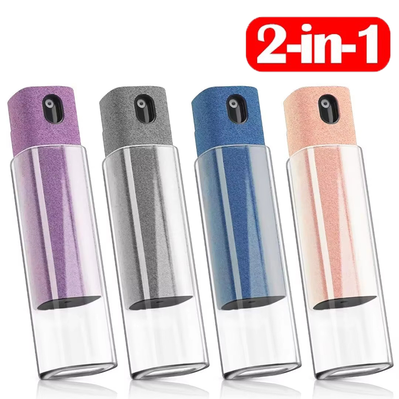Screen Cleaning Kit - 2 in 1スクリーンクリーナースプレーキット、ポータブルスクリーンクリーニングツール、マイクロファイバークロス、Apple Watch、iPhone、Xiaomi、PC、ラップトップ、携帯電話用