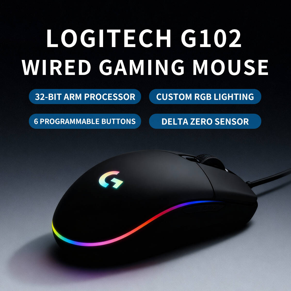 G102 純正ロジクール G203 プロディジー マウス、R - Logitech Mouse G203 のレビューと価格