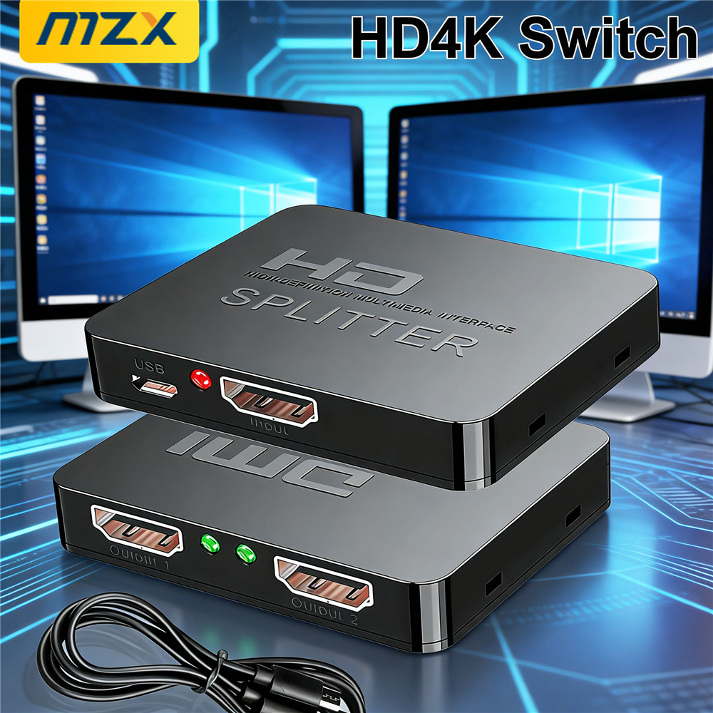 1-in-2-Out 4K スイッチ ビデオ HDMI 対応 - Laptop Accessories Display のレビューと価格