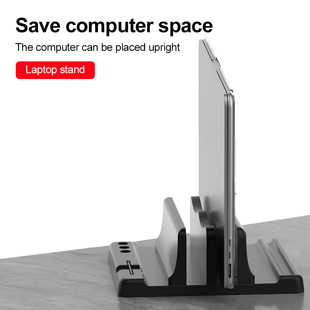 オフィス ABS ラップトップスタンド 垂直に置くとデスクス - Laptop Accessories Computer のレビューと価格