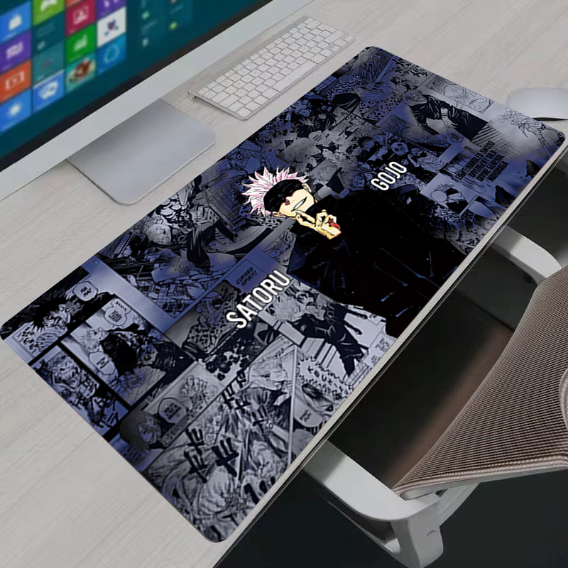 マウスパッドクールアニメ呪術廻戦五条悟大型ゲーミングマウスパ - Laptop Accessories Mouse のレビューと価格
