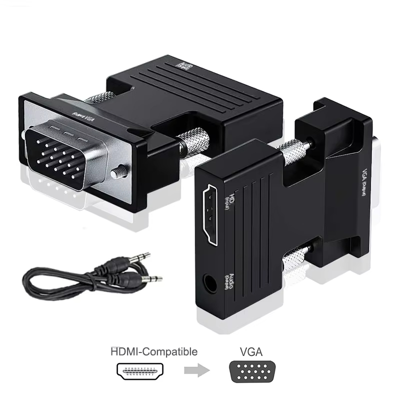 HDMI - VGA変換アダプター HD 1080P 3.5 - Hdmi Vga Adapter のレビューと価格
