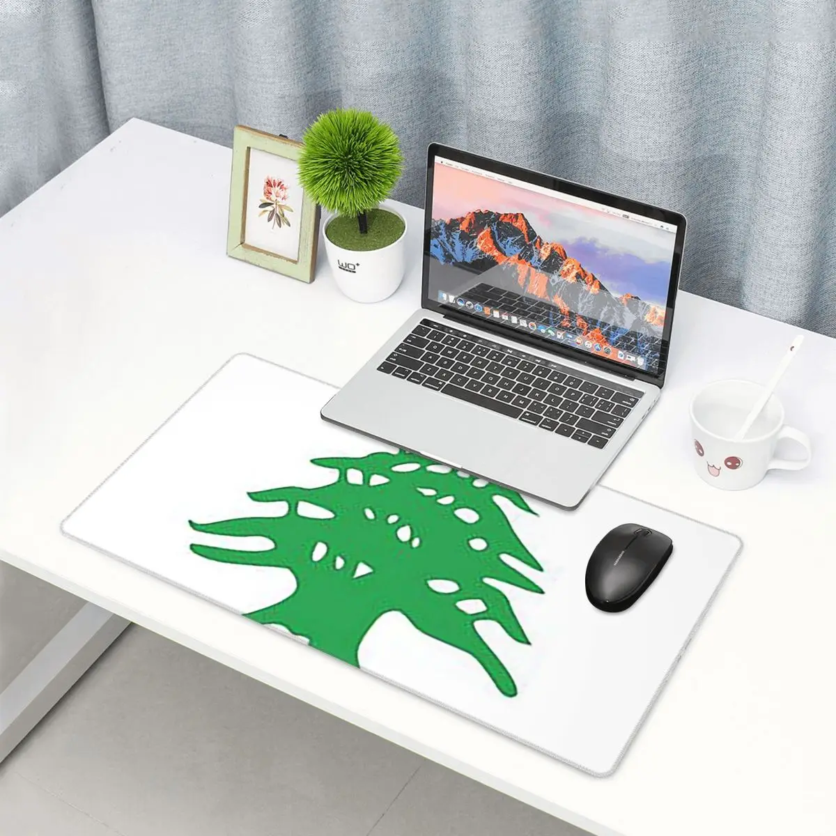 大型マウスパッドレバノン国旗ゲーマー PC ラップトップマッ - Laptop Accessories Lebanon のレビューと価格