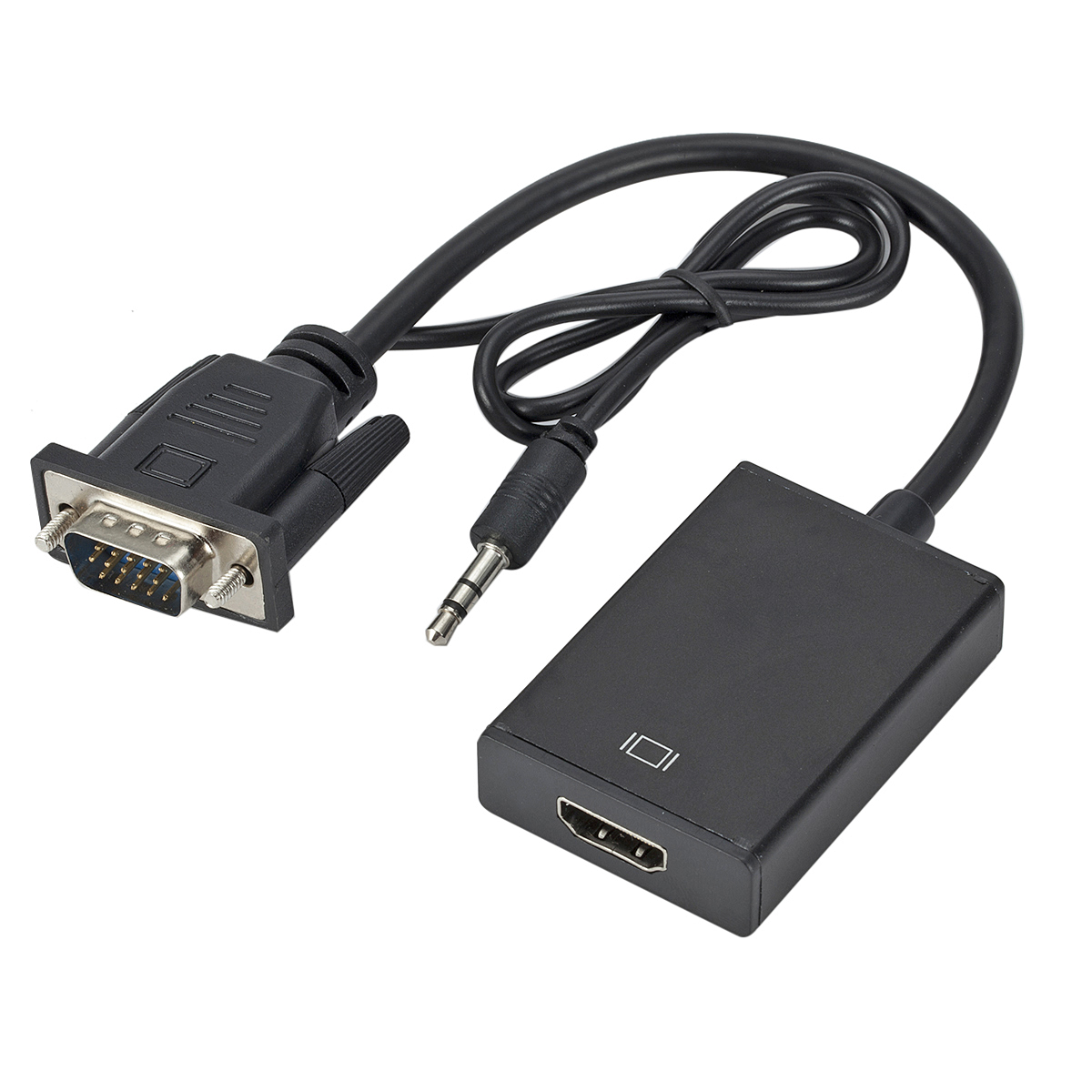 1080P HD VGA TO HD 3.5mm オーディオ - Hdmi Vga Adapter のレビューと価格