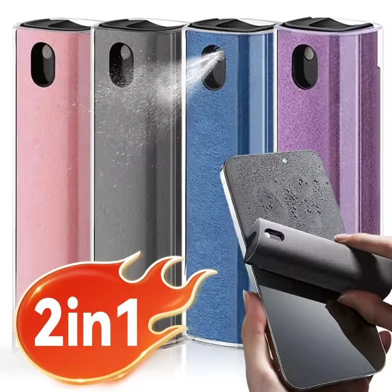 2 in 1 スクリーンクリーナースプレーボトル コンピュー - Screen Cleaning Kit のレビューと価格