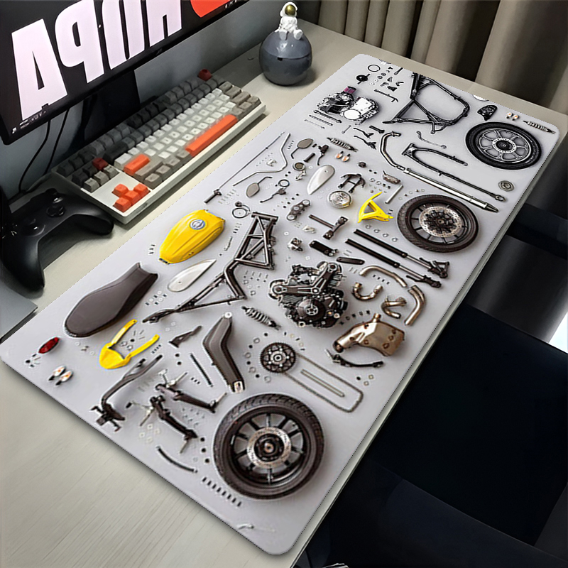 分解図 ゴム製マウスパッド マウスパッド XXL ゲームアク - Laptop Accessories Mouse のレビューと価格