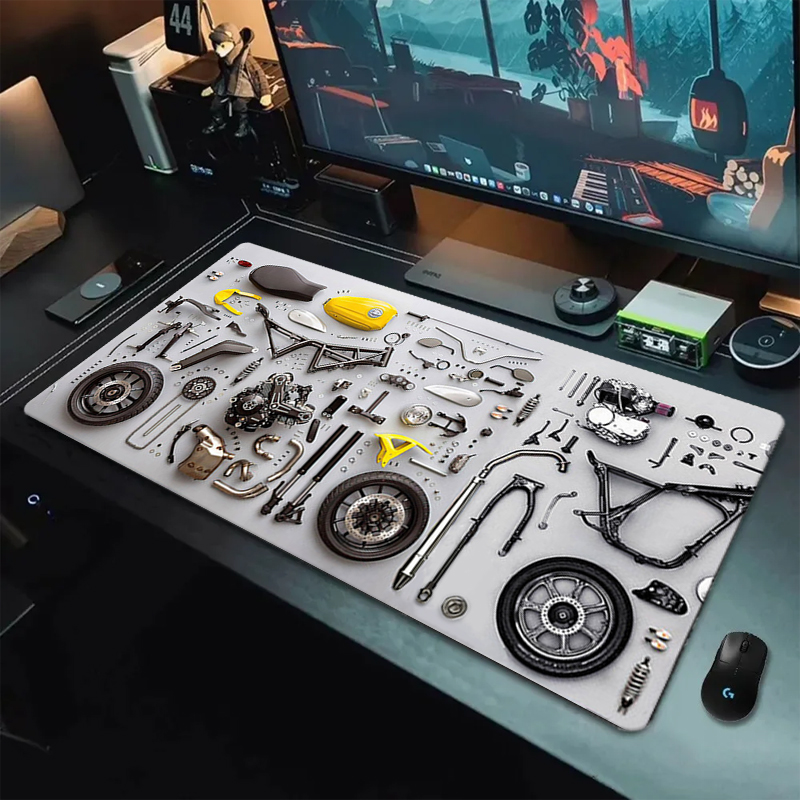 分解図 ゴム製マウスパッド マウスパッド XXL ゲームアク - Laptop Accessories Mouse のレビューと価格