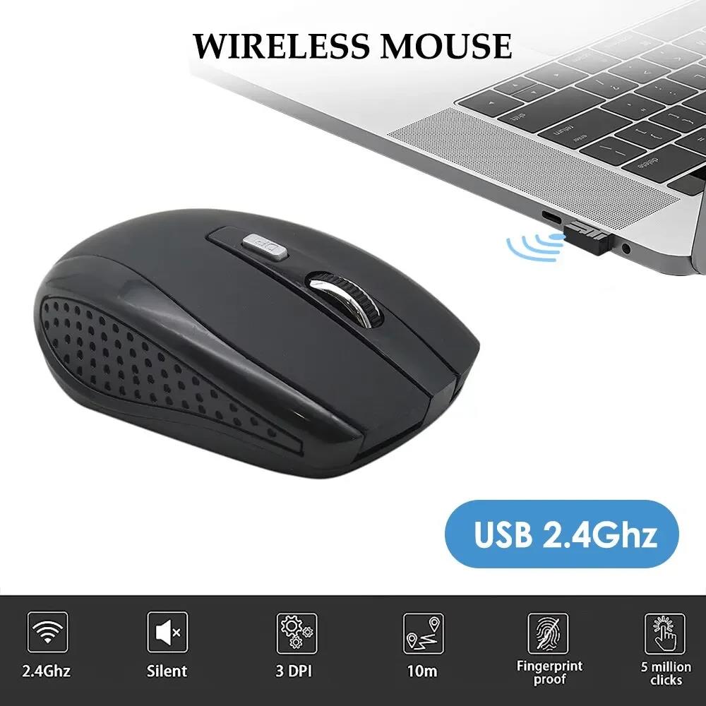 2.4 グラムワイヤレスマウスポータブル人間工学マウスモバイ - Laptop Accessories Mouse のレビューと価格