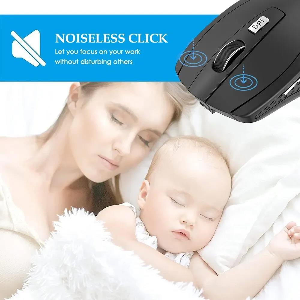 2.4 グラムワイヤレスマウスポータブル人間工学マウスモバイ - Laptop Accessories Mouse のレビューと価格