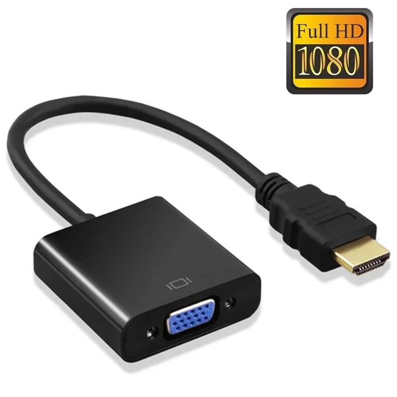 HD 1080P HDMI - VGA変換ケーブル（音声電源 - Hdmi Vga Adapter のレビューと価格