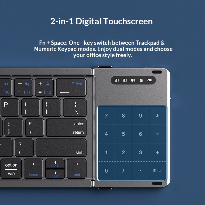 Mengzu 三つ折りワイヤレス Bluetooth キーボ - Laptop Accessories Mouse のレビューと価格