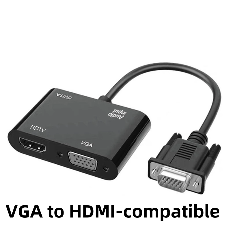 VGA (ホスト) - VGA/HDMI 互換ディスプレイ  - Hdmi Vga Adapter のレビューと価格