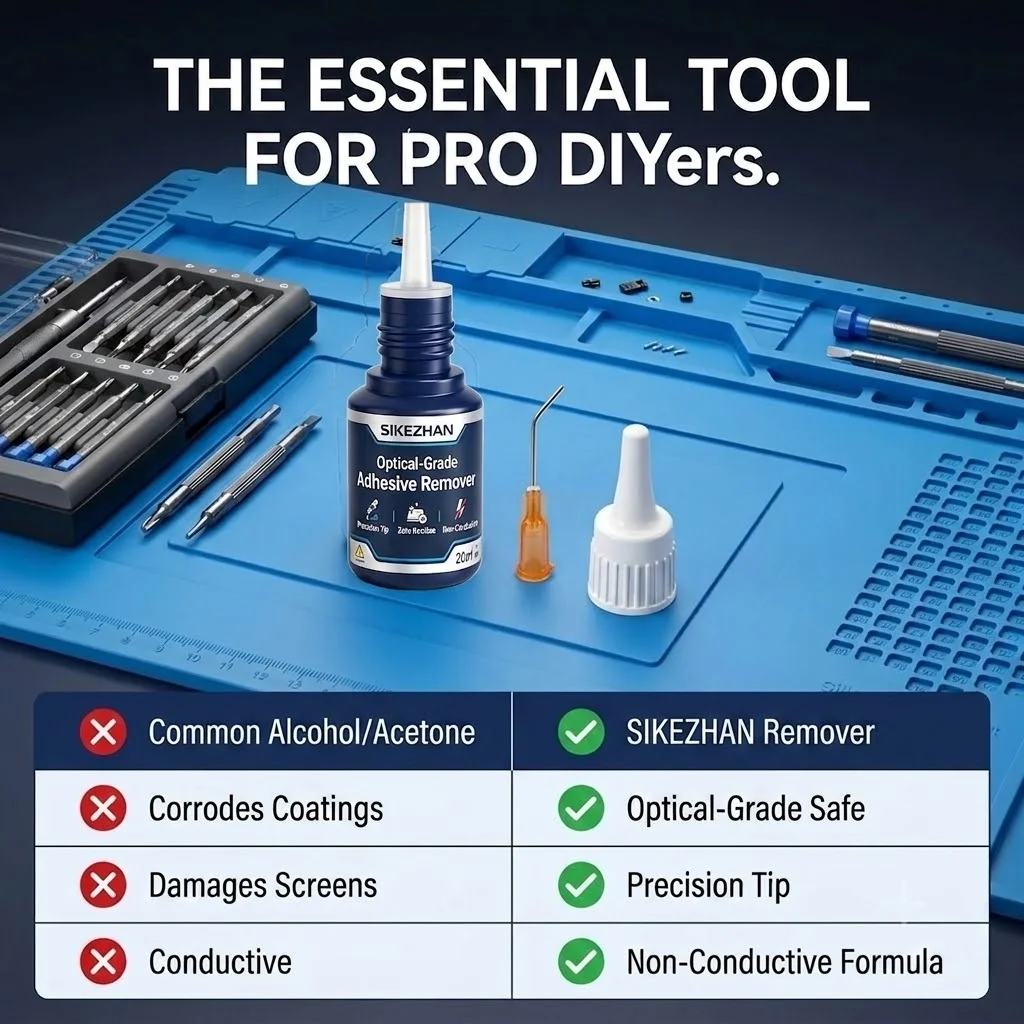 SIKEZHAN 20ml 光学グレードの接着剤除去クリーナ - Screen Cleaning Kit のレビューと価格