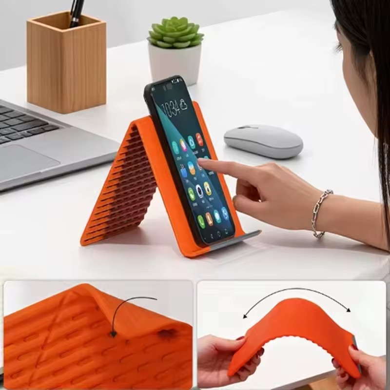 怠惰な携帯電話スタンド シリコン製デスクトップタブレット/ノ - Laptop Accessories Computer のレビューと価格