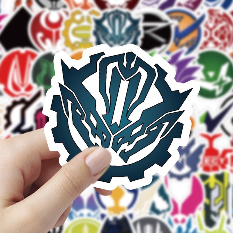 60 枚の仮面ライダーロゴステッカークリエイティブデカール防 - Laptop Accessories Logo のレビューと価格