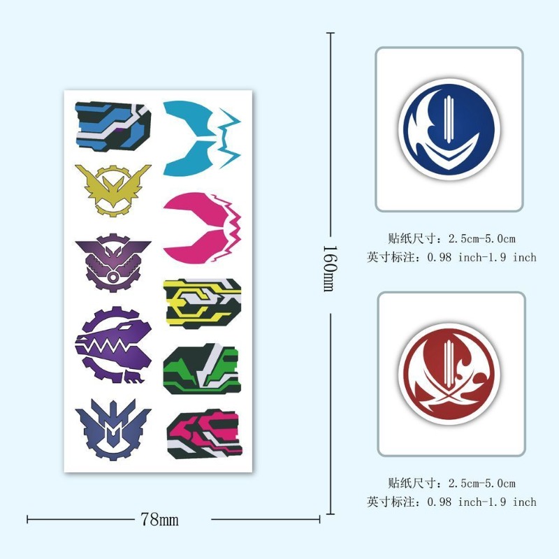 60 枚の仮面ライダーロゴステッカークリエイティブデカール防 - Laptop Accessories Logo のレビューと価格