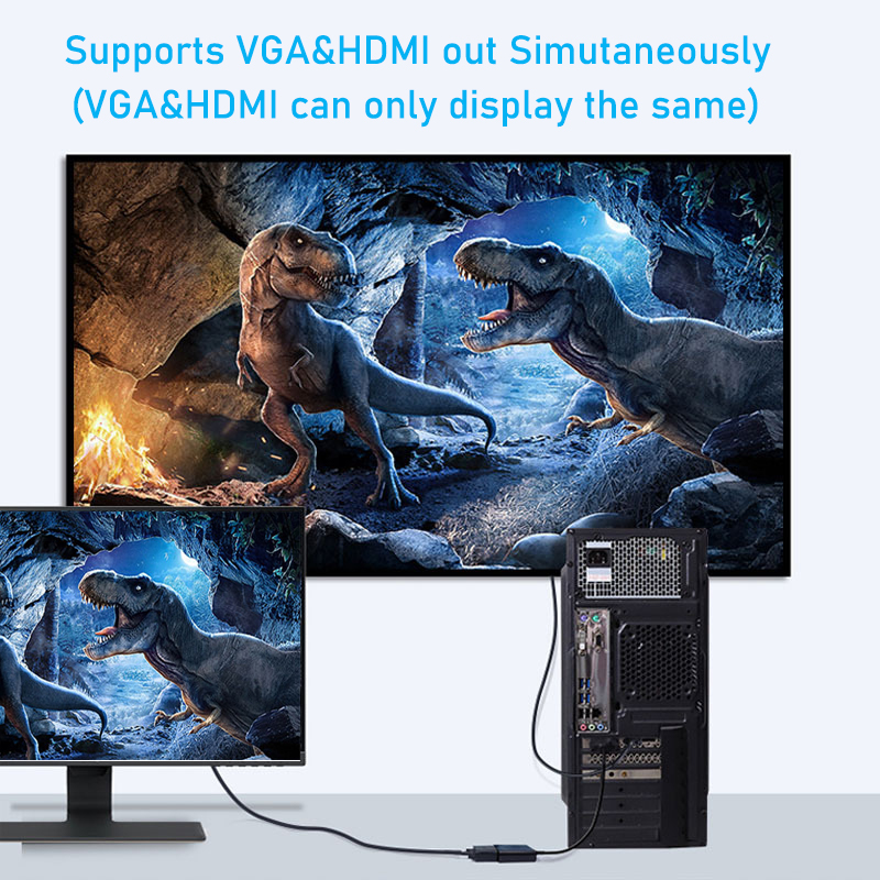 Dviからvgaへのコンバーター,hdmiスプリッター,デュ - Hdmi Vga Adapter のレビューと価格